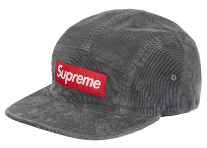 Supreme Corduroy Camp Cap (FW23) Grey