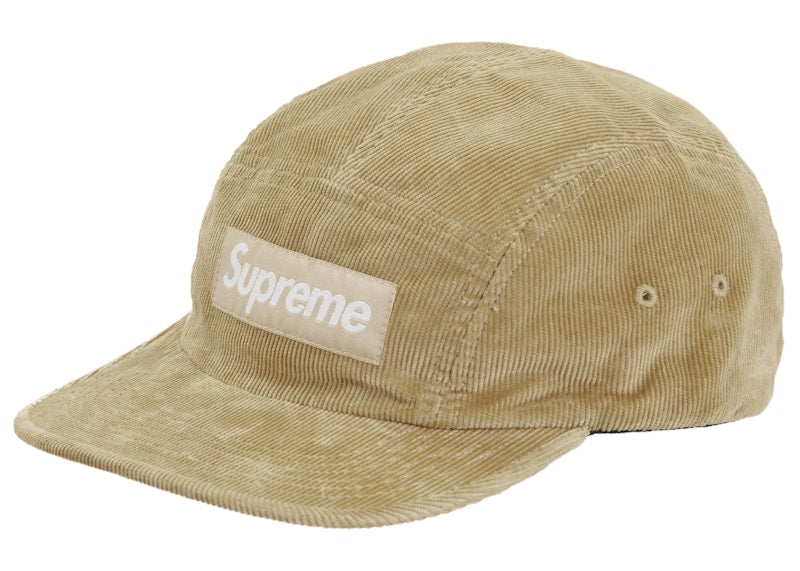 Supreme Corduroy Camp Cap (FW23) Beige
