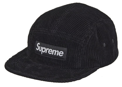 Supreme Corduroy Camp Cap (FW24) Black