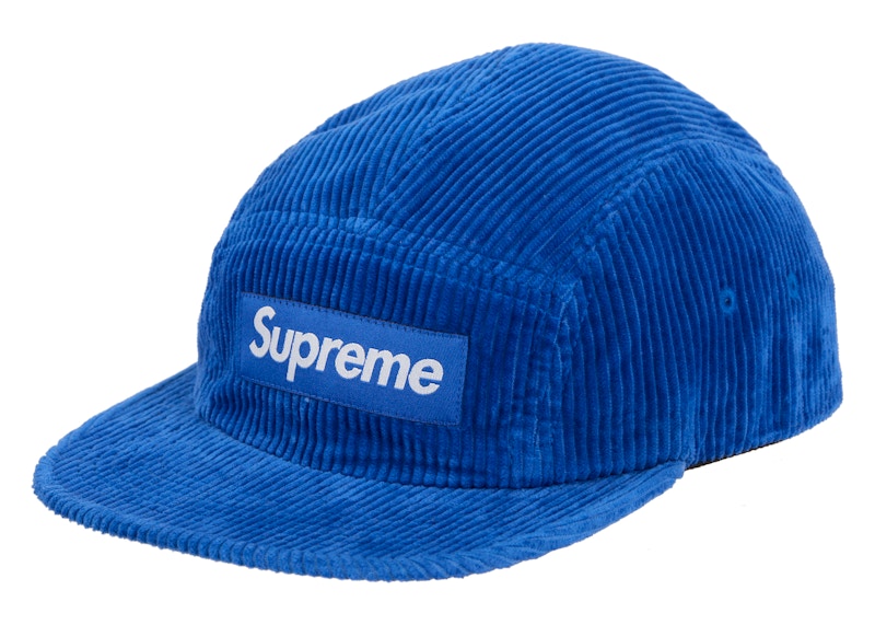 Supreme Corduroy Camp Cap (FW24) Blue