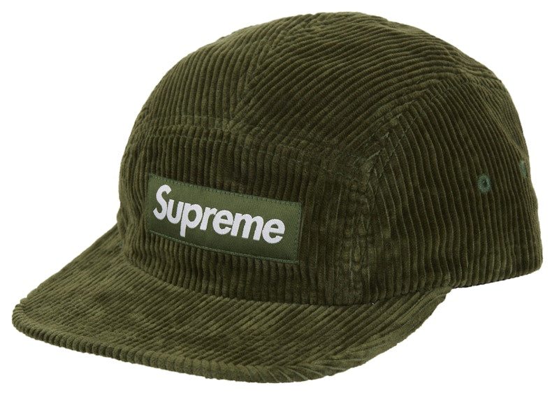 Supreme Corduroy Camp Cap (FW24) Green