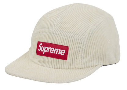 Supreme Corduroy Camp Cap (FW24) White