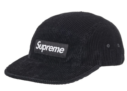 Supreme Corduroy Camp Cap (FW25) Black