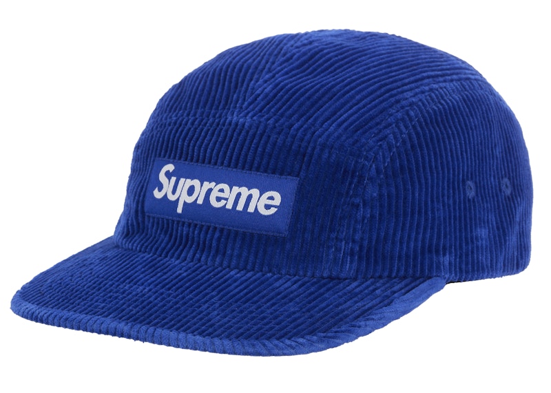 Supreme Corduroy Camp Cap (FW25) Blue