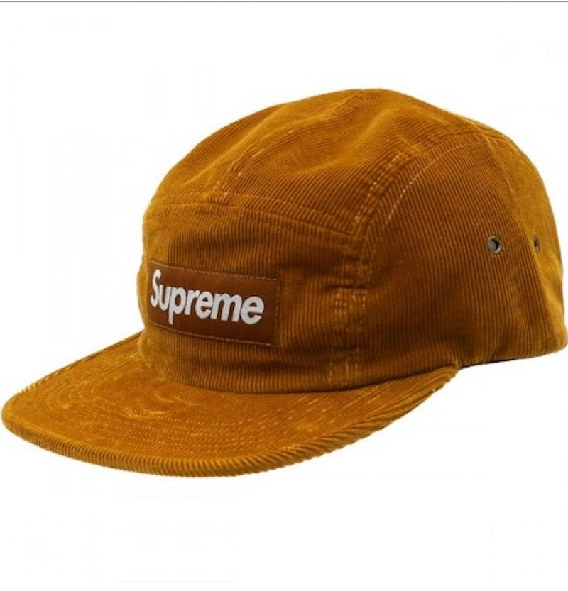 Supreme Corduroy Camp Cap Gold