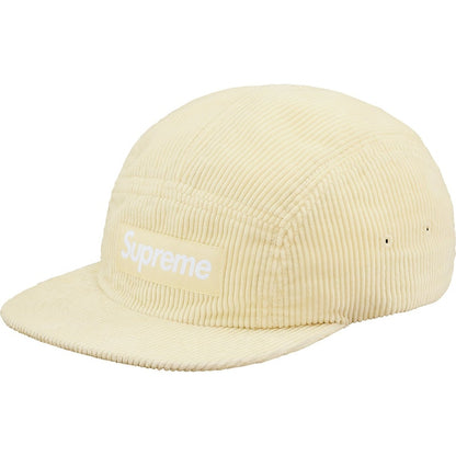 Supreme Corduroy Camp Cap (SS18) Pale Yellow