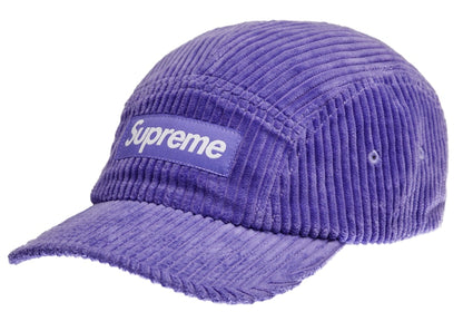 Supreme Corduroy Camp Cap Cap (SS22) Lavender