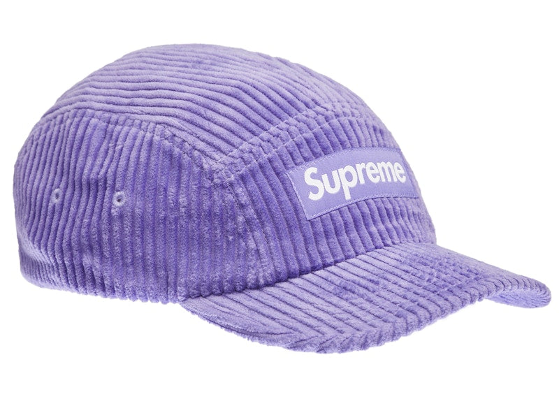 Supreme Corduroy Camp Cap Cap (SS22) Lavender