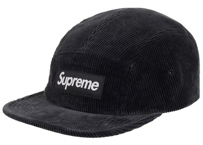 Supreme Corduroy Camp Cap (SS25) Black