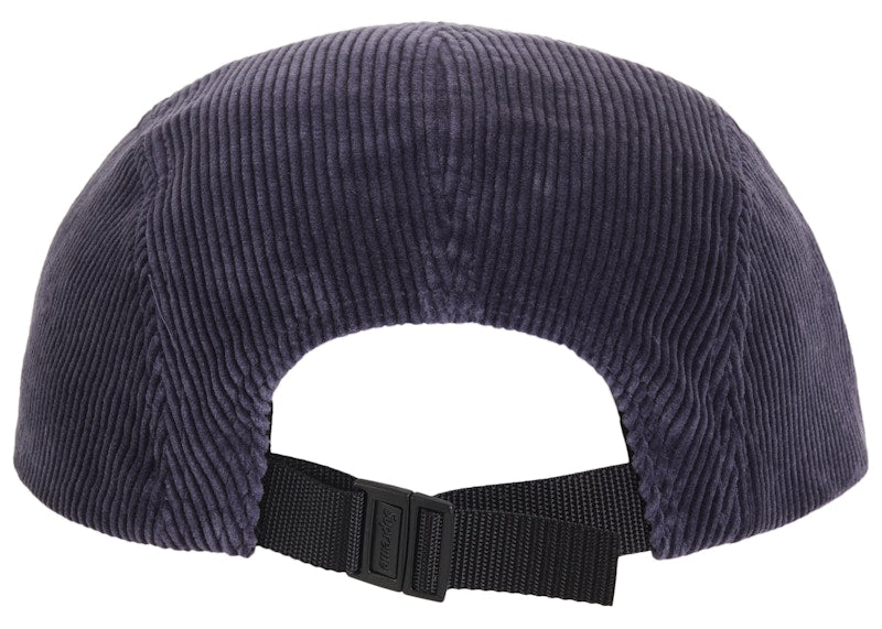 Supreme Corduroy Camp Cap (SS25) Navy