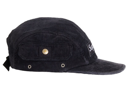 Supreme Corduroy Pocket Camp Cap Black