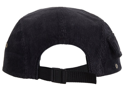 Supreme Corduroy Pocket Camp Cap Black