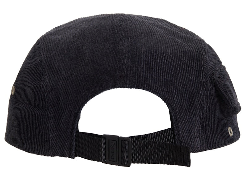 Supreme Corduroy Pocket Camp Cap Black
