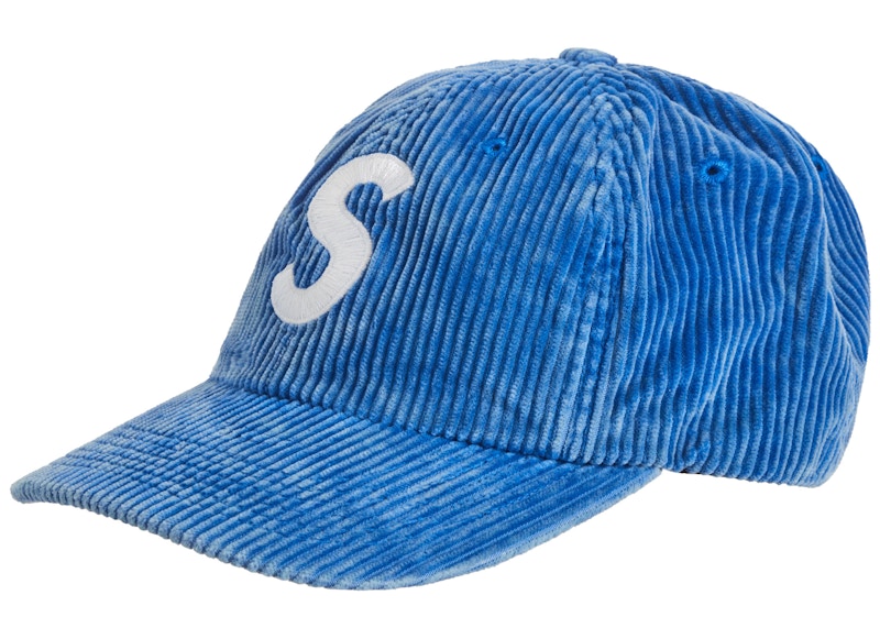 Supreme Corduroy S Logo 6-Panel (FW23) Royal
