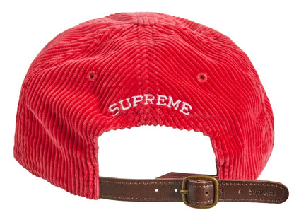 Supreme Corduroy S Logo 6-Panel (FW23) Red