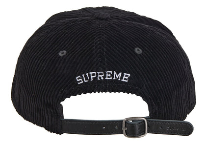 Supreme Corduroy S Logo 6-Panel (FW24) Black