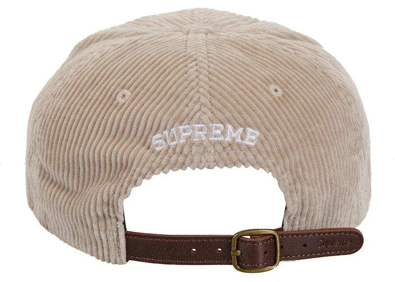 Supreme Corduroy S Logo 6-Panel (FW24) Stone