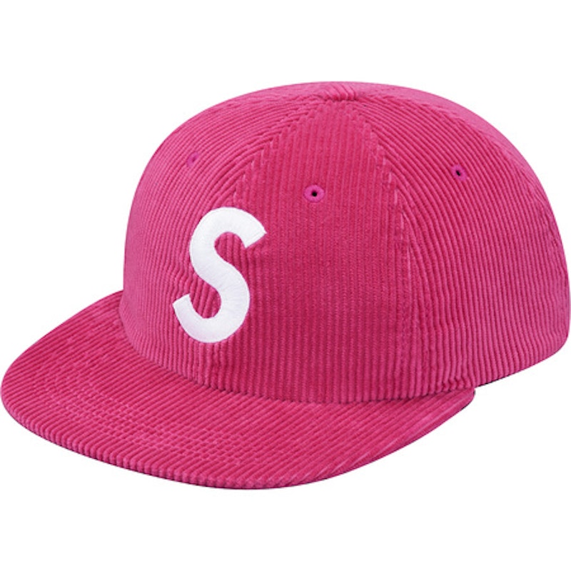 Supreme Corduroy S Logo 6 Panel Magenta