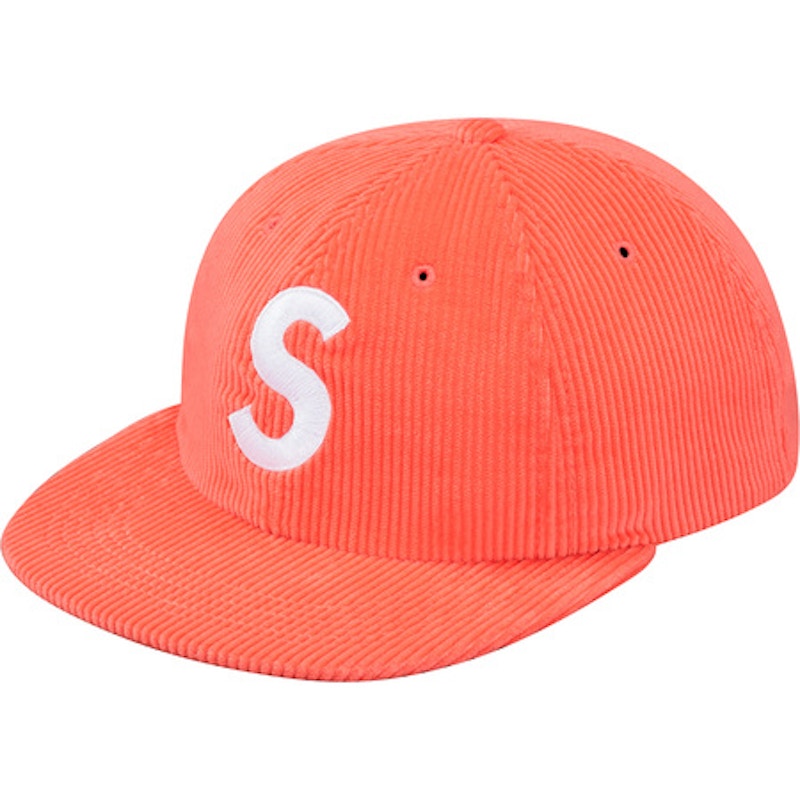 Supreme Corduroy S Logo 6 Panel Peach