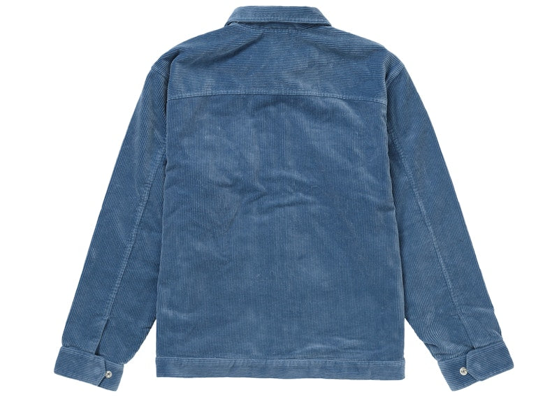 Supreme Corduroy Zip Jacket Blue