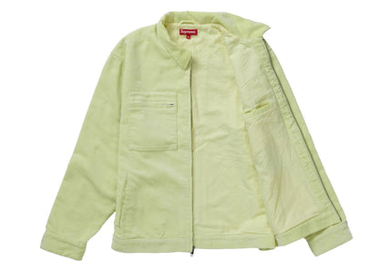 Supreme Corduroy Zip Jacket Pale Yellow