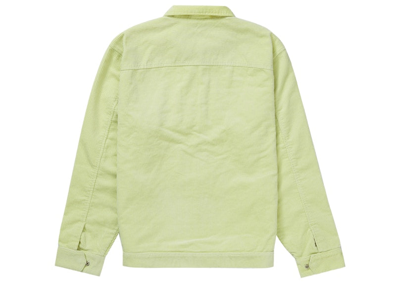 Supreme Corduroy Zip Jacket Pale Yellow