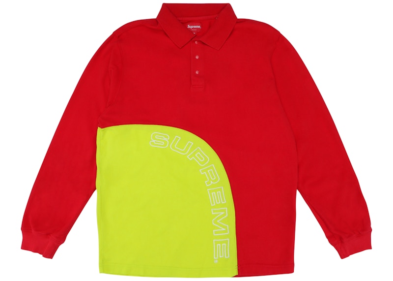 Supreme Corner Arc L/S Polo Red