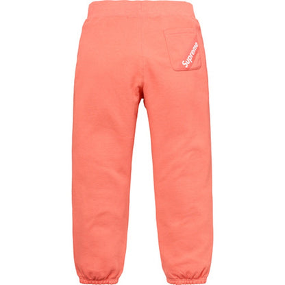 Supreme Corner Label Sweatpant Coral
