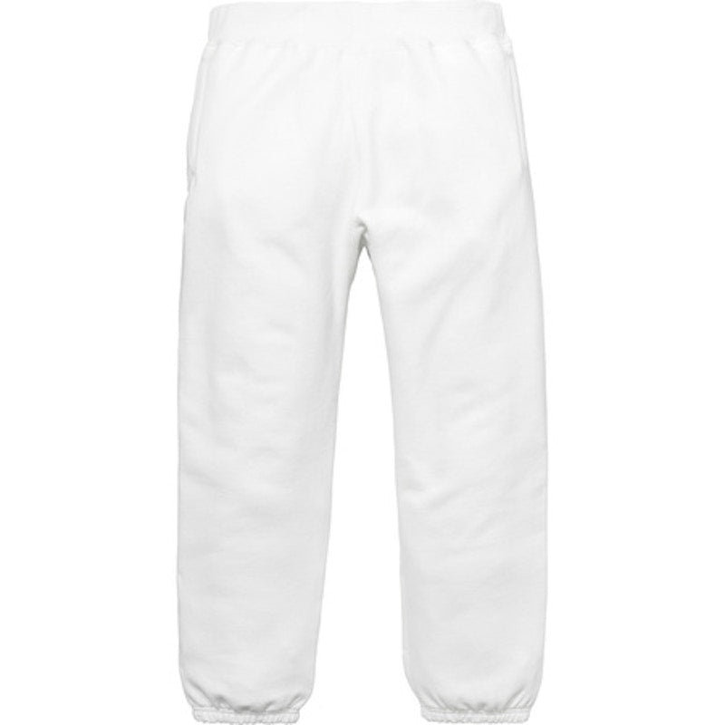 Supreme Corner Label Sweatpant White
