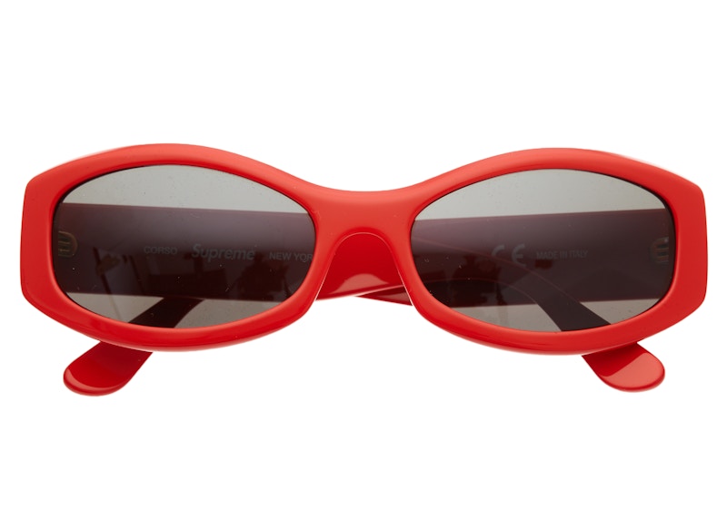 Supreme Corso Sunglasses Red