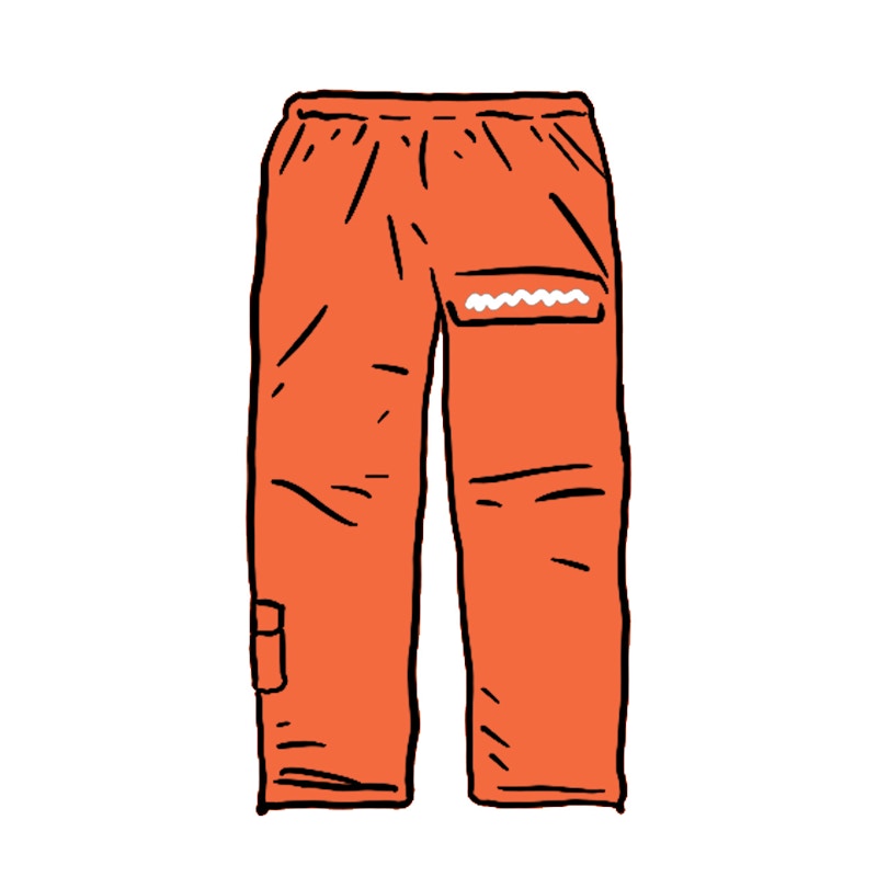 Supreme Cotton Cinch Pant Orange