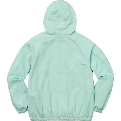 Supreme Cotton Hooded Raglan Jacket Sea Foam