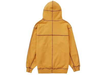 Supreme Coverstitch Hooded Sweatshirt Dusty Gold