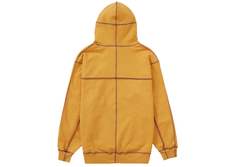 Supreme Coverstitch Hooded Sweatshirt Dusty Gold