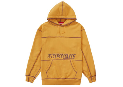 Supreme Coverstitch Hooded Sweatshirt Dusty Gold