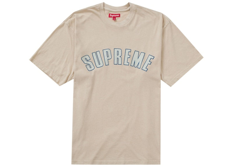 Supreme Cracked Arc S/S Top Light Tan