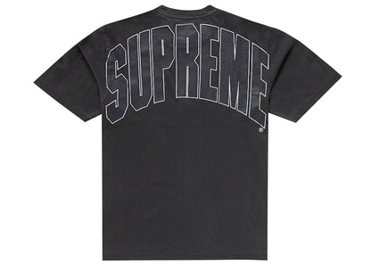 Supreme Cracked Back Arc S/S Top Black