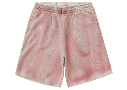 Supreme Crackle Sweatshort Red