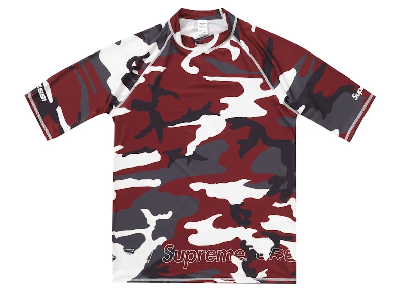 Supreme Cressi Rash Guard Red Camo