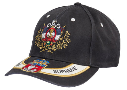 Supreme Crest 6-Panel Black