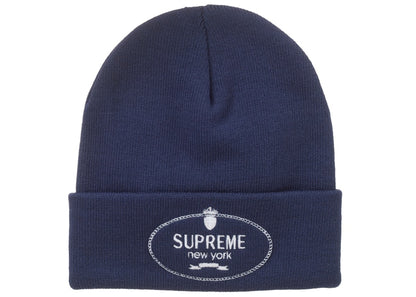 Supreme Crest Beanie Navy
