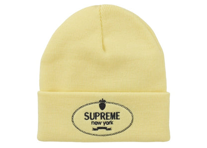 Supreme Crest Beanie Pale Yellow
