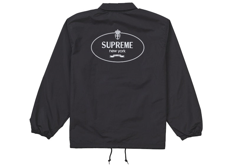 Supreme Crest Coaches Jacket Black
