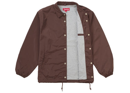 Supreme Crest Coaches Jacket Brown