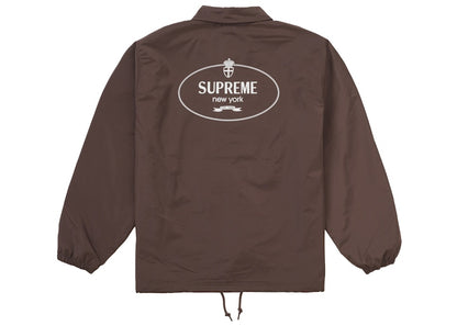 Supreme Crest Coaches Jacket Brown