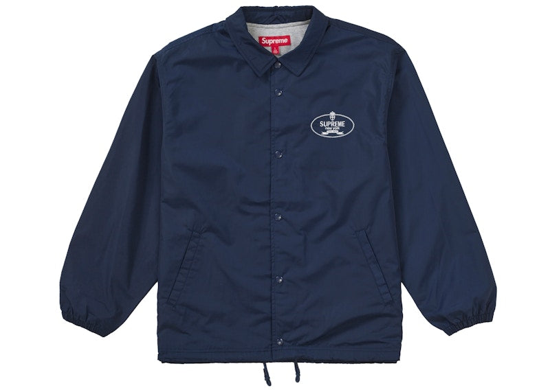 Supreme Crest Coaches Jacket Navy
