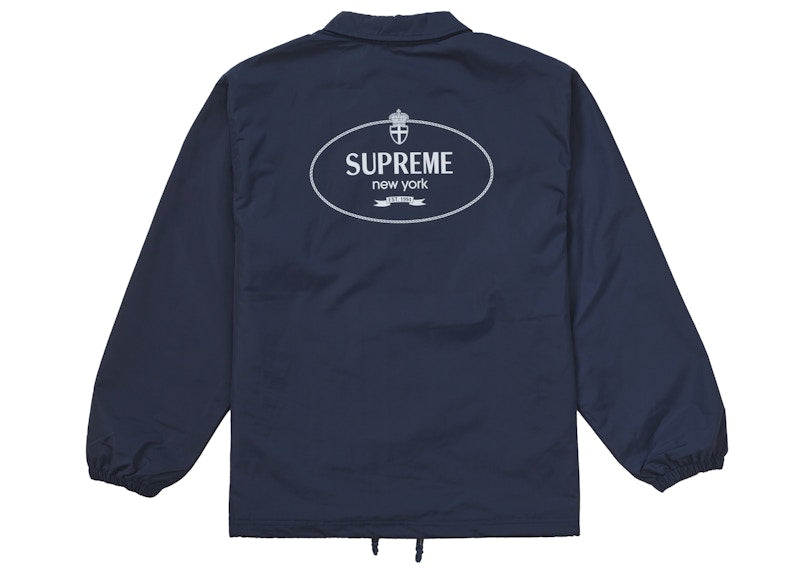 Supreme Crest Coaches Jacket Navy