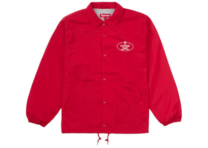 Supreme Crest Coaches Jacket Red