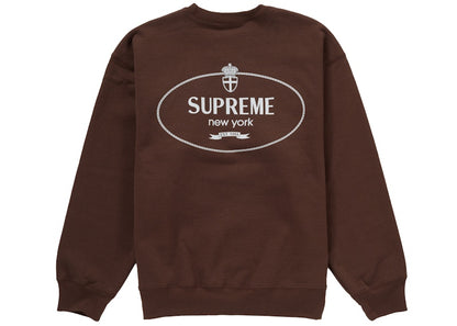 Supreme Crest Crewneck (FW24) Brown