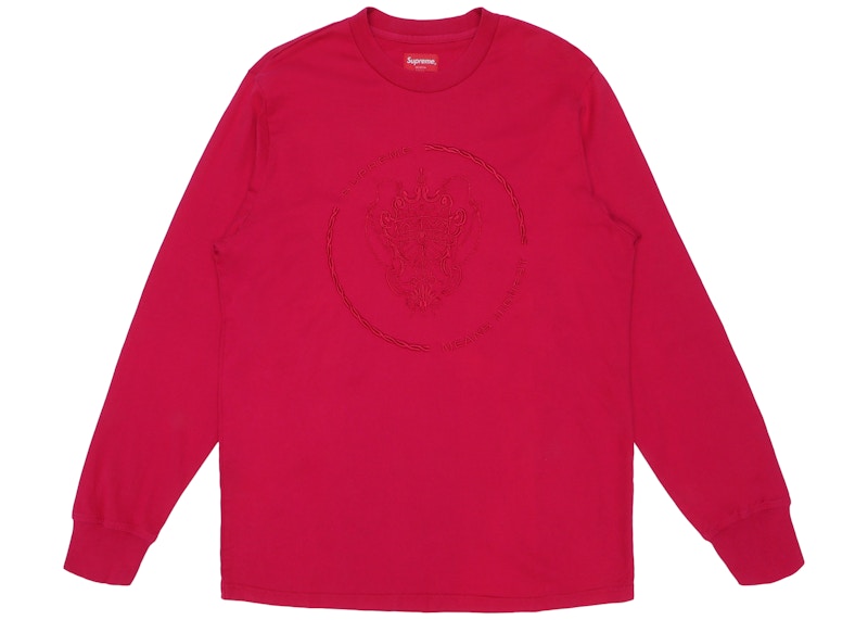 Supreme Crest L/S Top Magenta
